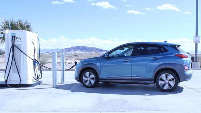 Hyundai Kona Electric Charging EVgo Baker