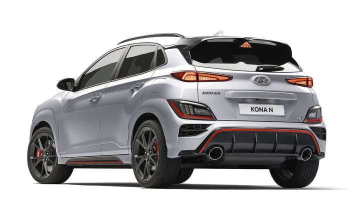 2022 Hyundai Kona N rearview