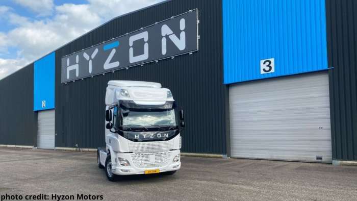 2021 Hyzon Motors Fuel Cell Semi-Truck