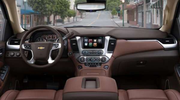 The 2015 Chevrolet Suburban interior