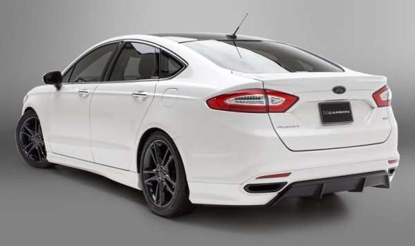2013-2014 3dCarbon Ford Fusion Body Kit Package rear end