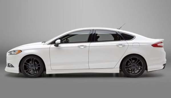 2013-2014 3dCarbon Ford Fusion Body Kit Package side profile