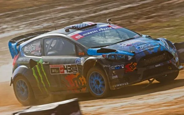 Ken Block at the Charlotte GRC race