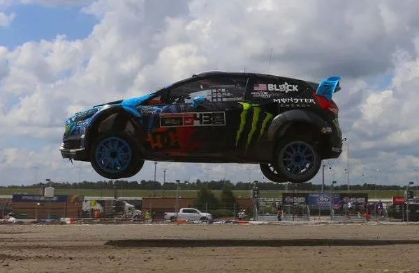 Ford Racing Image of Ken Block from the 2013 Global RallyCross Atlanta Race