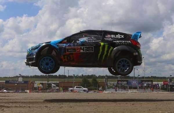 Ford Racing Image of Ken Block from the 2013 Global RallyCross Atlanta Race