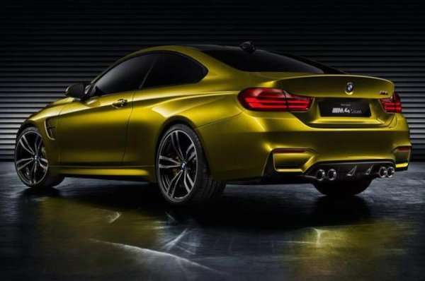 The rear end of the BMW M4 Concept