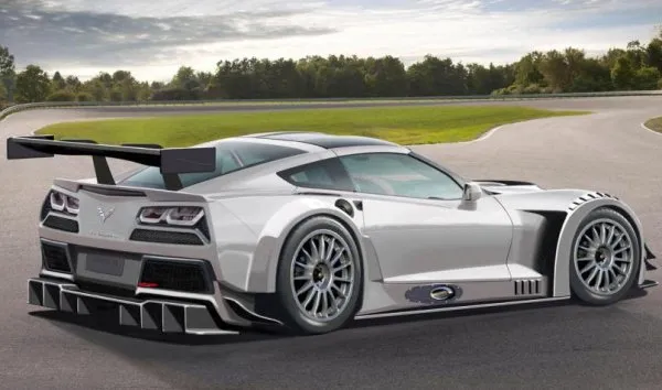 The Callaway C7 Corvette Stingray racecar rear end