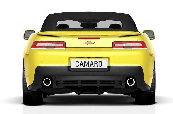 The rear end of the 2014 Chevrolet Camaro Convertible