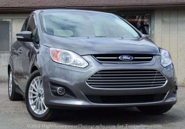 The front end of the 2013 Ford C-Max SEL Hybrid