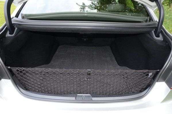 The trunk of the 2013 Lexus LS460 F Sport AWD
