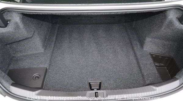The trunk of the 2013 Cadillac ATS 2.5L Luxury 