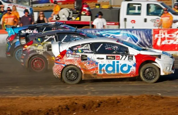 The start of the final race at the Charlotte GRC race