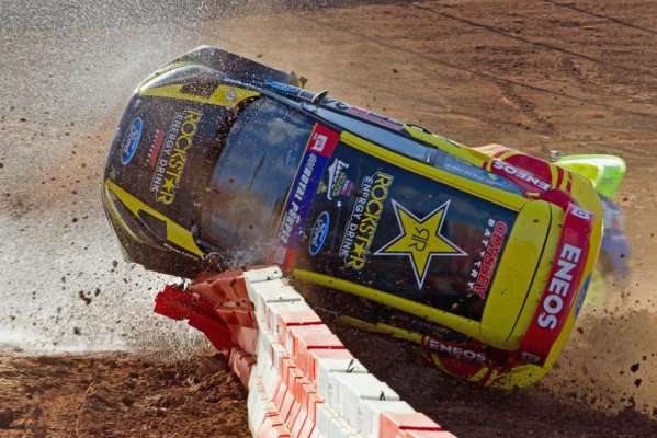 Tanner Foust at the Charlotte GRC race