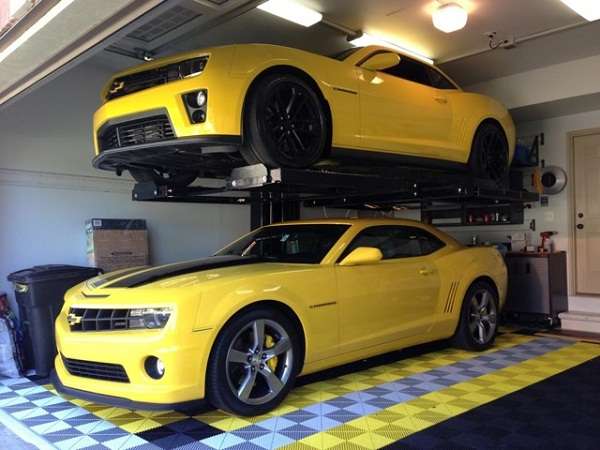 Yellow Camaro Garage