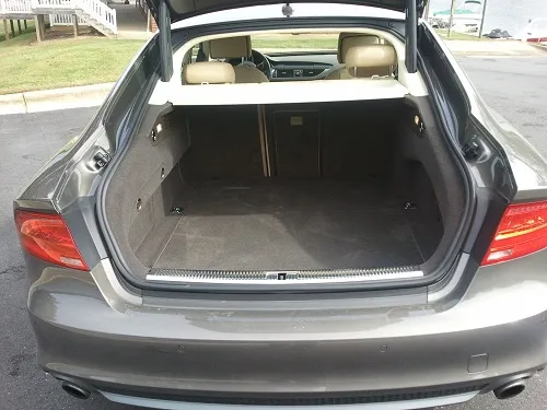 2012 Audi A7 Cargo space