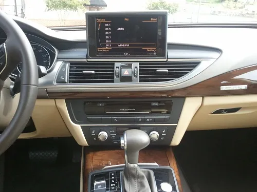2012 Audi A7 Front Interior