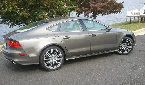 2012 Audi A7 side view