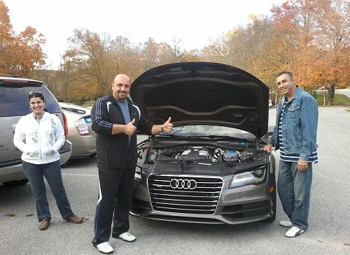 2012 Audi A7 Thumbs up