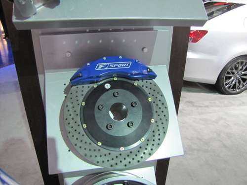 A high-performance brake rotor at NAIAS 2010
