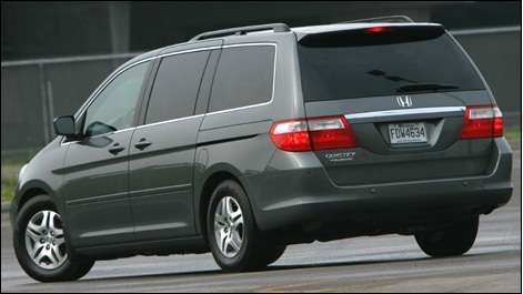 2007 Honda Odyssey cars recalled