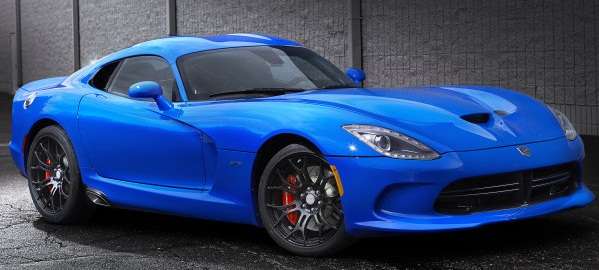 The 2014 SRT Viper in Competition Blue