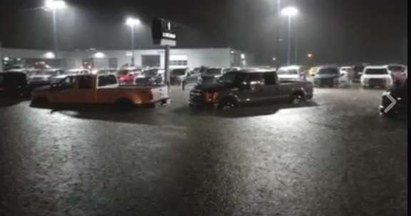 Ford F150 flooded