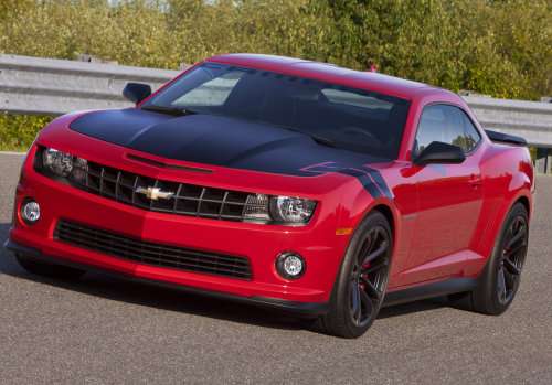 The 2013 Chevrolet Camaro 1LE in Red