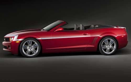 The Camaro Red Zone Convertible Concept profile