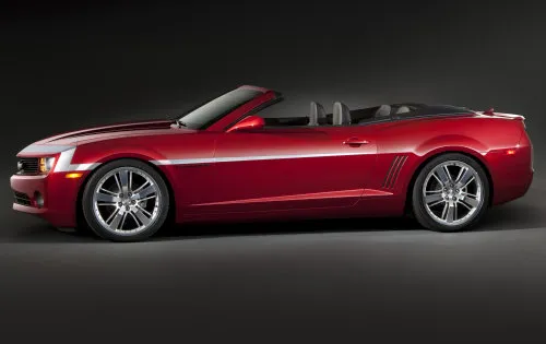 The Camaro Red Zone Convertible Concept profile