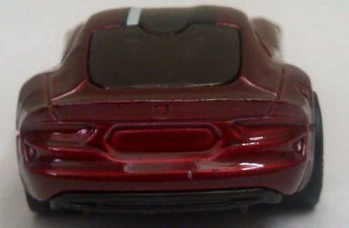 The back end of the 2013 SRT Viper by Hot Wheels