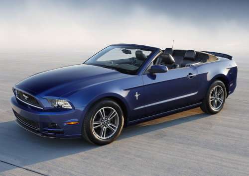 The new 2013 Ford Mustang V6 Convertible