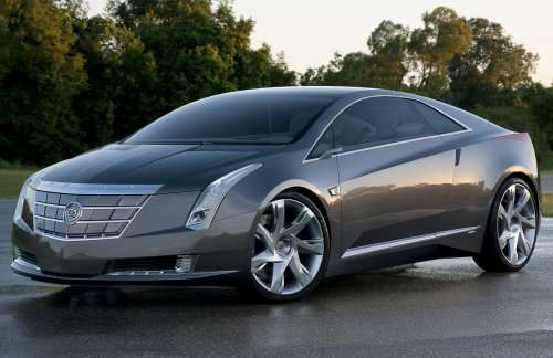 A front end shot of the 2009 Cadillac Converj
