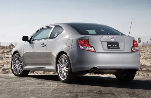 The rear end of the 2012 Scion tC