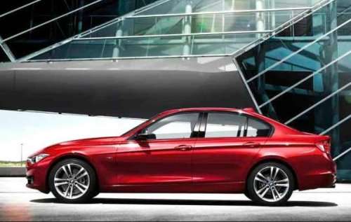 The 2012 BMW 3 Series from the side