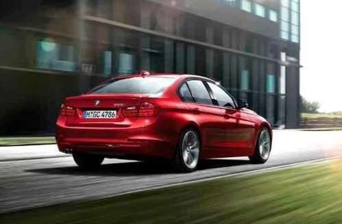 The back of the 2012 BMW 3 Series