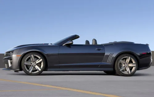 A side view of the 2013 Chevrolet Camaro ZL1 Convertible