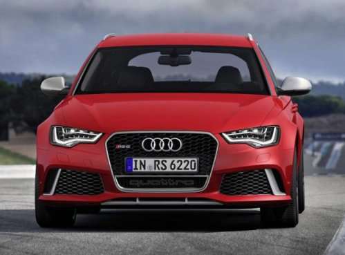 The new 2013 Audi RS6 Avant front end