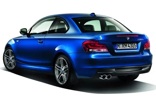 The rear end of the 2013 BMW 135is Coupe