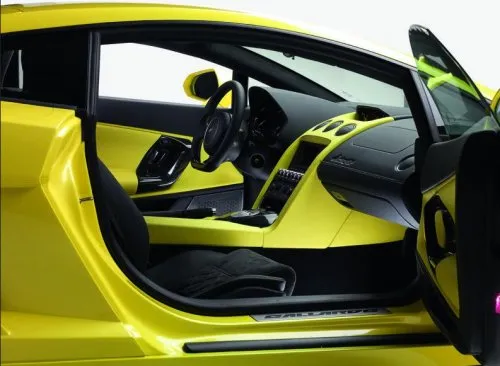 The interior of the 2013 Lamborghini Gallardo LP560-4