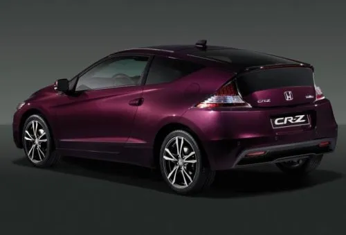 The rear end of the 2013 Honda CR-Z