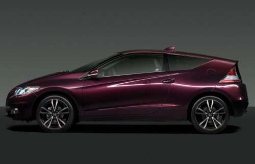 The side profile of the 2013 Honda CR-Z
