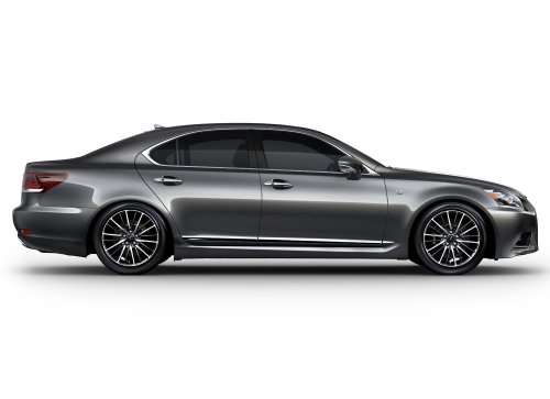 The 2013 Lexus LS 460 F Sport from the side