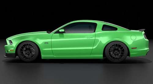 The 2013 Ford Mustang RTR Spec 1 side profile