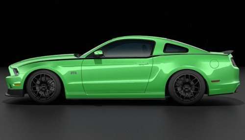 The 2013 Ford Mustang RTR Spec 2 side profile
