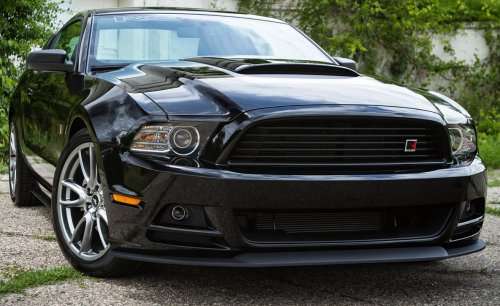 The 2013 Roush RS Mustang close up