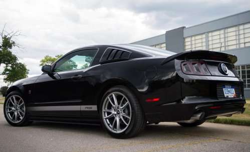 The 2013 Roush RS Mustang from the rear