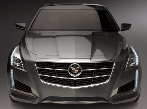 The front end of the 2014 Cadillac CTS sedan