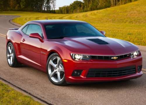 The refreshed front end of the 2014 Chevrolet Camaro SS