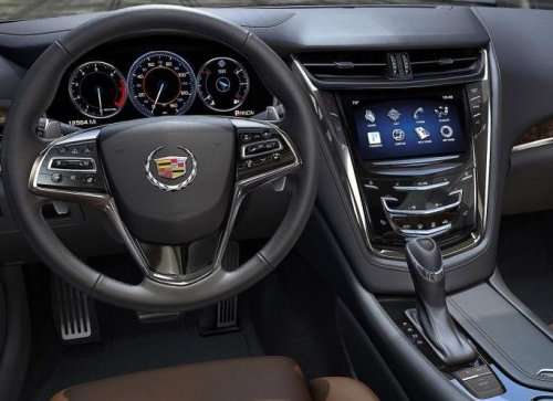 The dash of the 2014 Cadillac CTS