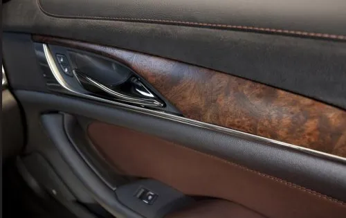 The passenger side door panel of the 2014 Cadillac CTS sedan